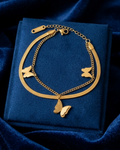 Layered Butterfly Bracelet