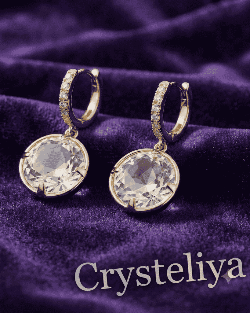 Elegant Crystal Drop Earrings