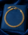 Triple Strand Bead Bracelet