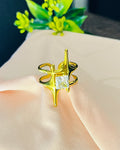 Cosmic Northstar Princess Cut Ring