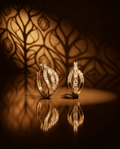 Luxe Marquise Hoop Earrings