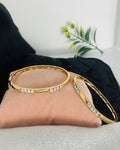 Crystal Line Gold Kada(2-6)
