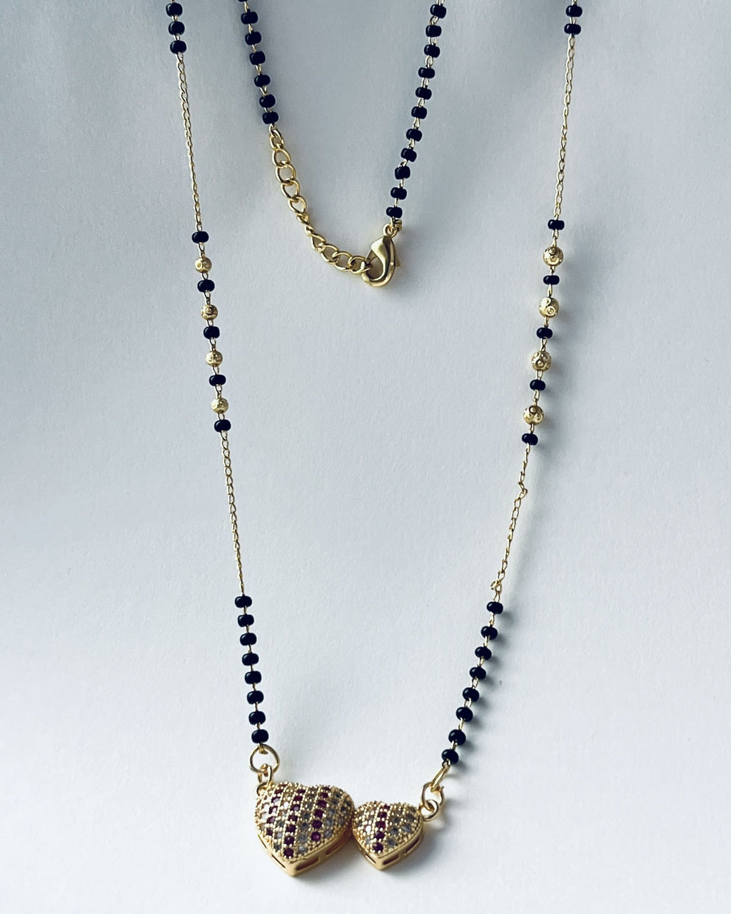 Elegant heart shaped mangalsutra