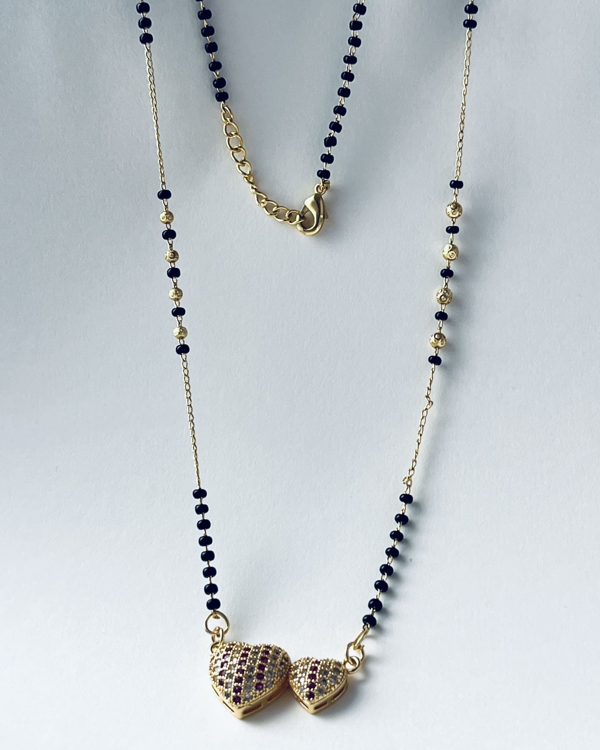 Elegant heart shaped mangalsutra