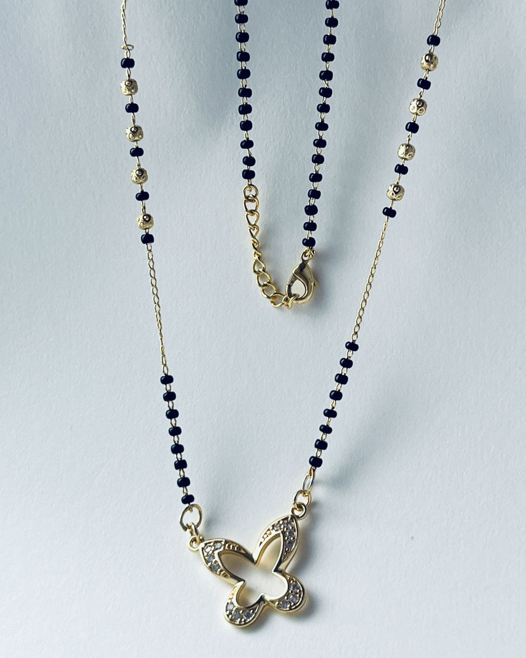 Whimsical Butterfly Mangalsutra