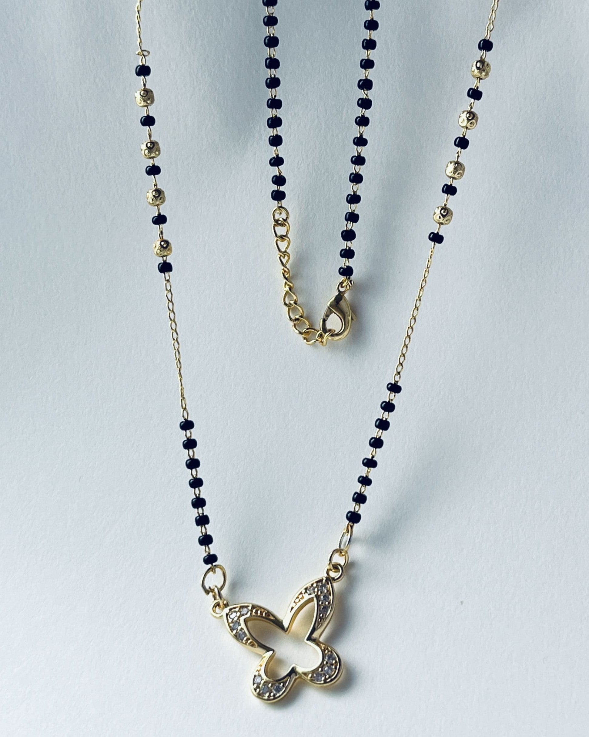 Whimsical Butterfly Mangalsutra