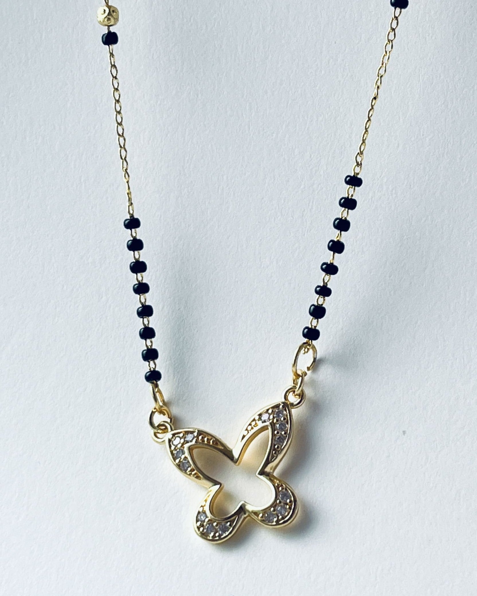Whimsical Butterfly Mangalsutra