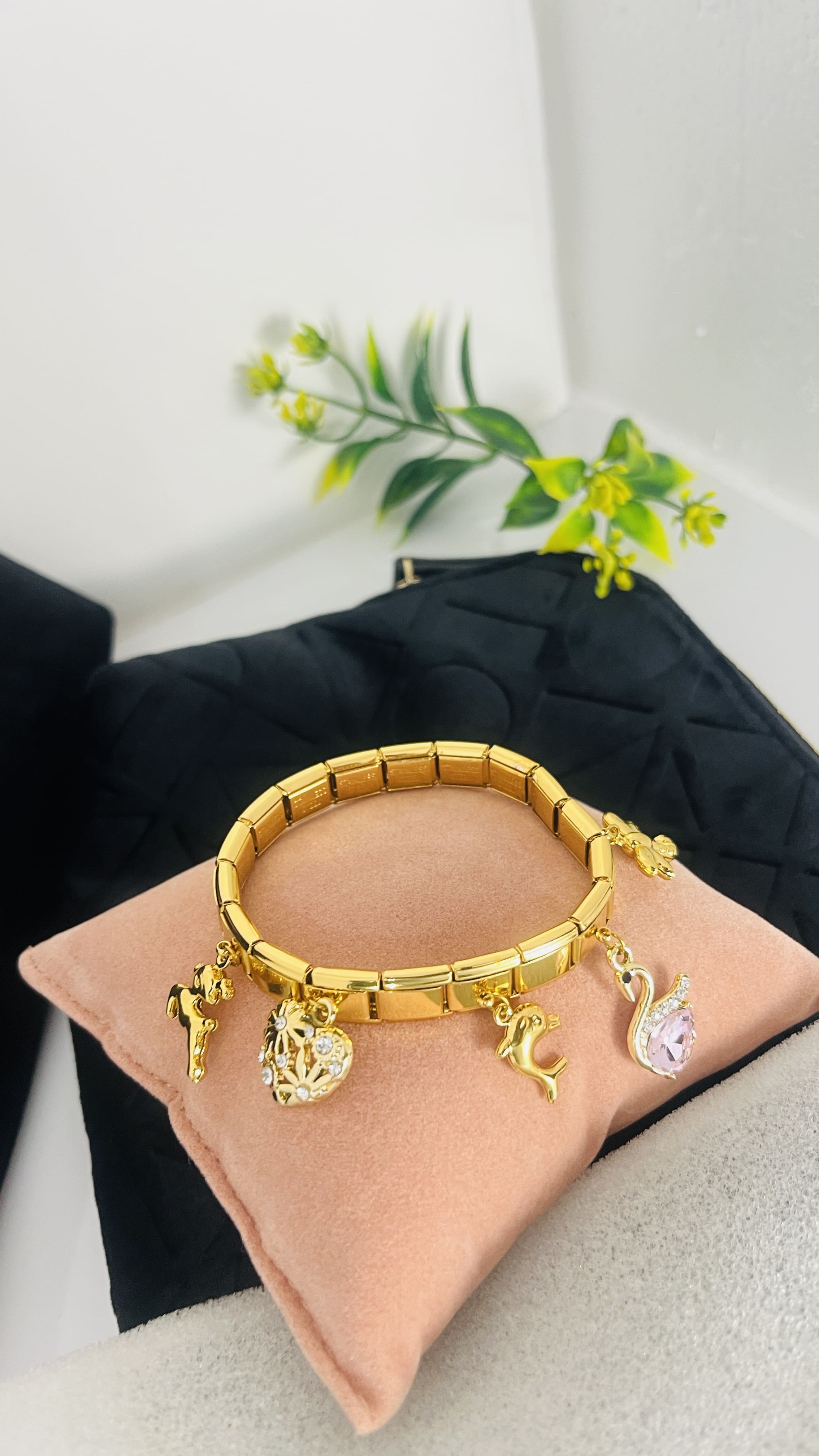 The Signature Gold Charm Bracelet