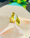 Twin Leaf Marquise Bypass Ring