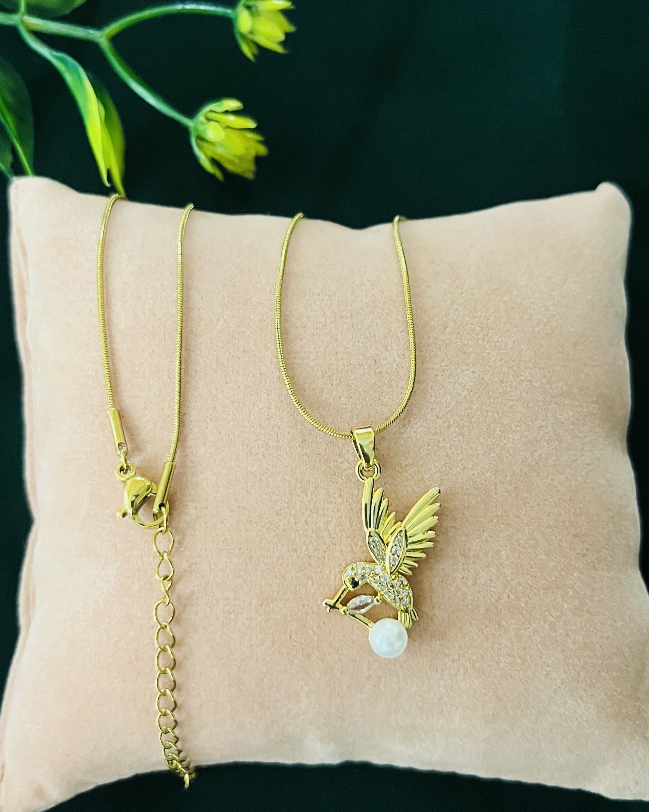 Anti Tarnish Bird Necklace