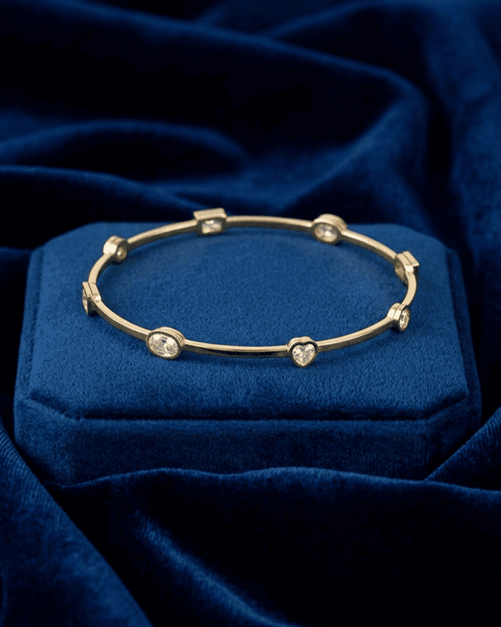Multi-Shape Bezel Crystal Kada(2-6)