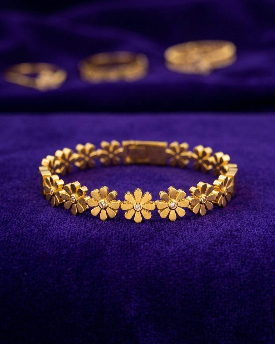Glided Floretta Bangle(2-6)