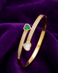 The Twin Hearts Crossover Bangle(2-6)