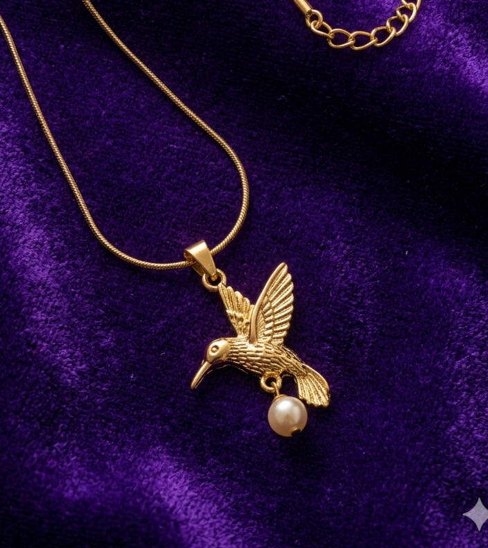 Anti Tarnish Bird Necklace