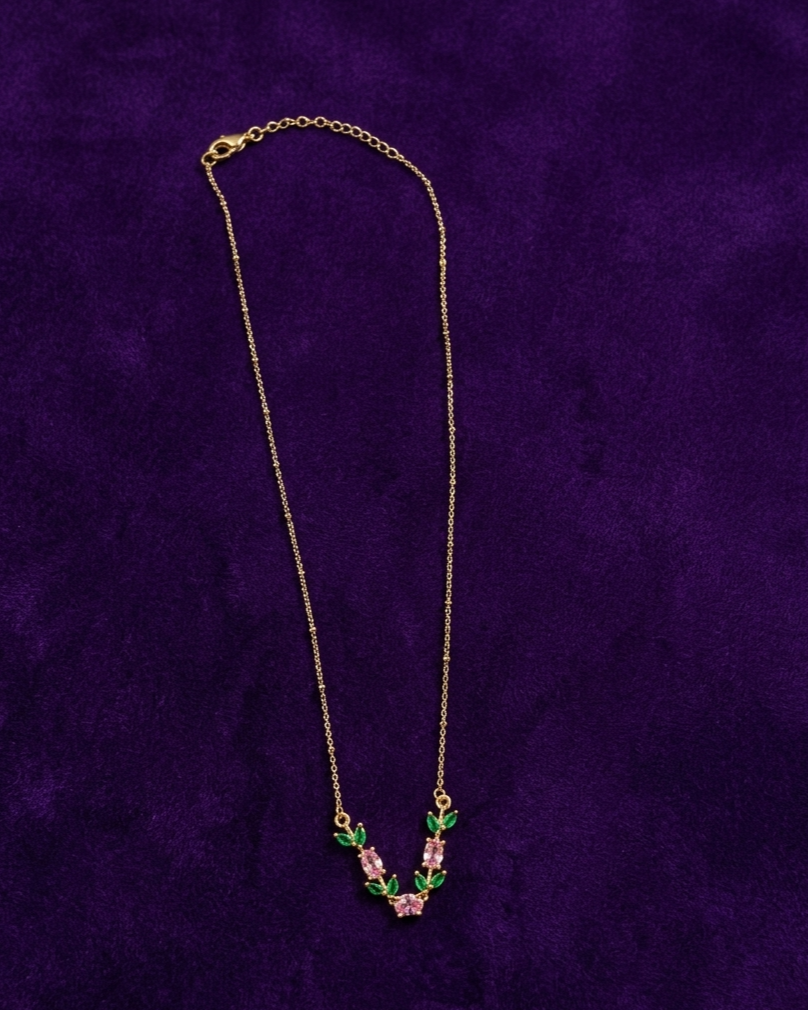 Fairy Bloom Tulip Vine Necklace
