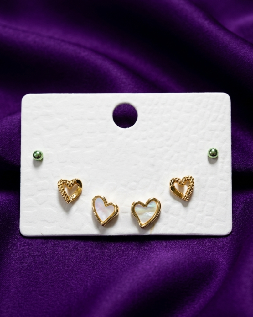 Golden Dragonfly Whispers Set Earrings
