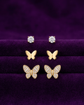 Papillon Trio Earring Stack Earrings