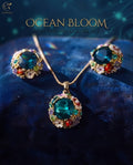 Ocean Bloom: Anti-Tarnish Luxury Set